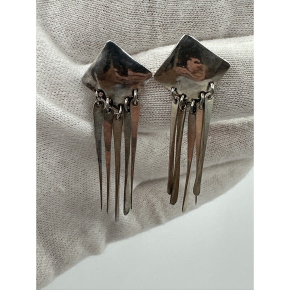 Sterling Jewelry - Vintage Jean Newlin sterling Stud earrings #589